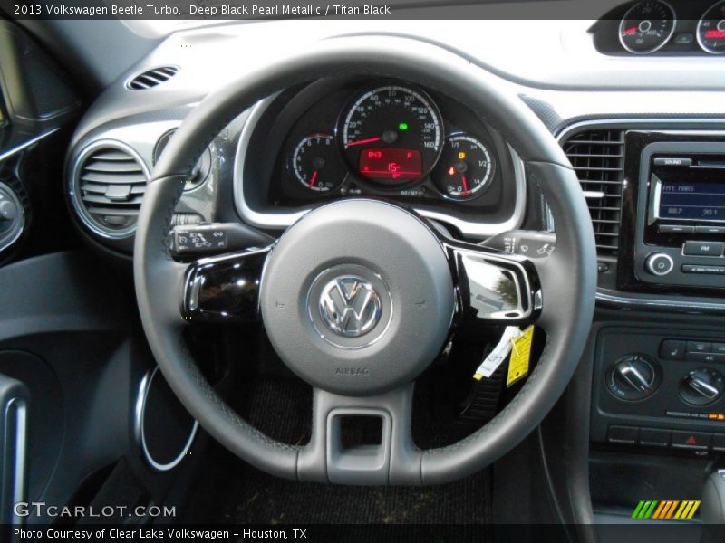 Deep Black Pearl Metallic / Titan Black 2013 Volkswagen Beetle Turbo
