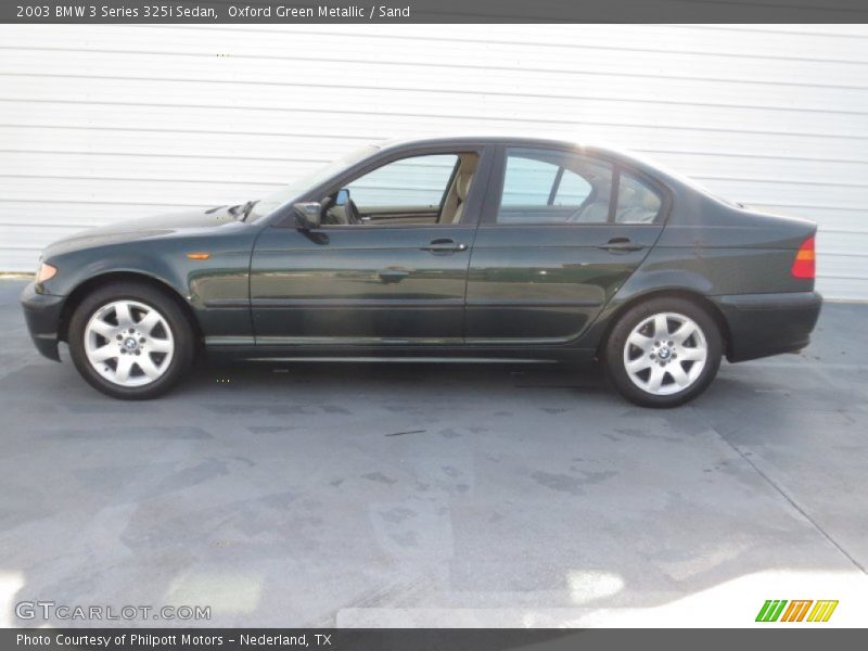 Oxford Green Metallic / Sand 2003 BMW 3 Series 325i Sedan