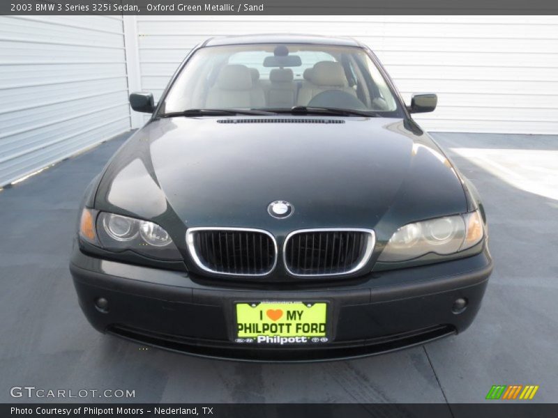 Oxford Green Metallic / Sand 2003 BMW 3 Series 325i Sedan