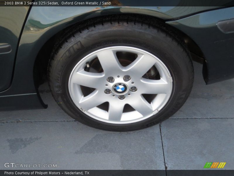 Oxford Green Metallic / Sand 2003 BMW 3 Series 325i Sedan