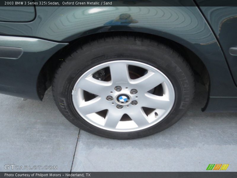 Oxford Green Metallic / Sand 2003 BMW 3 Series 325i Sedan