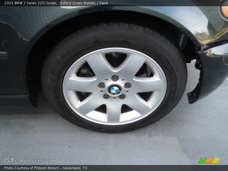 Oxford Green Metallic / Sand 2003 BMW 3 Series 325i Sedan