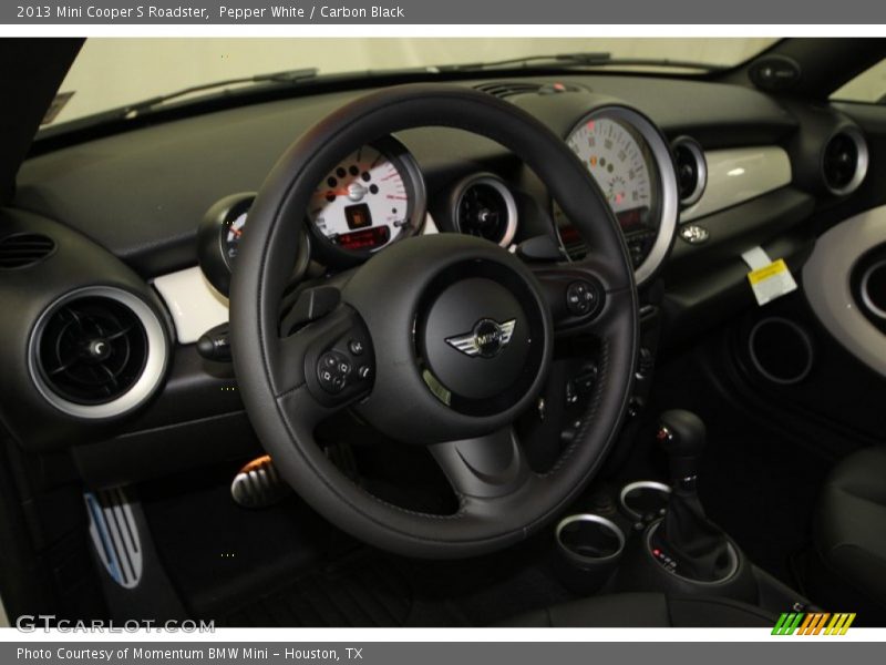 Pepper White / Carbon Black 2013 Mini Cooper S Roadster