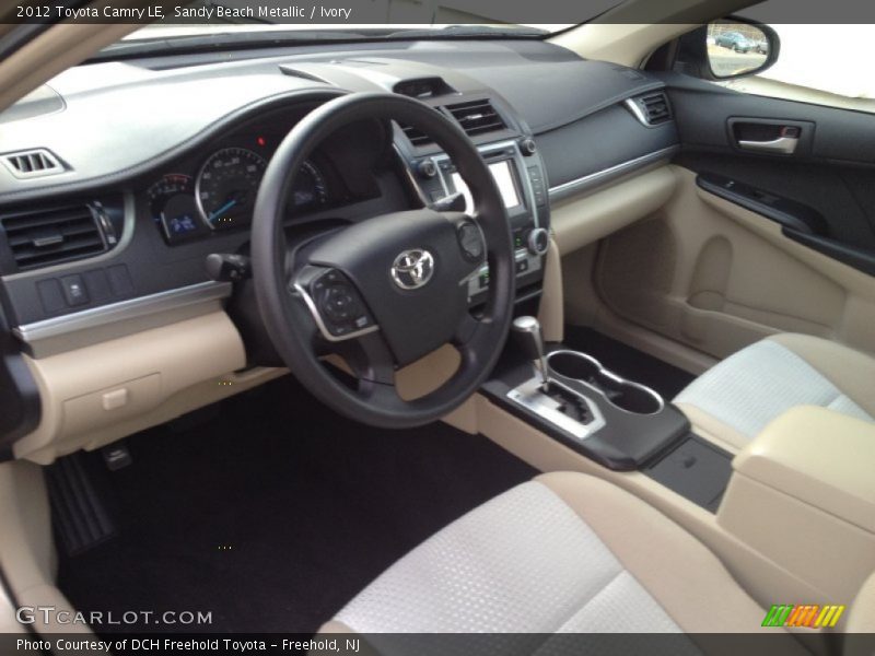 Sandy Beach Metallic / Ivory 2012 Toyota Camry LE