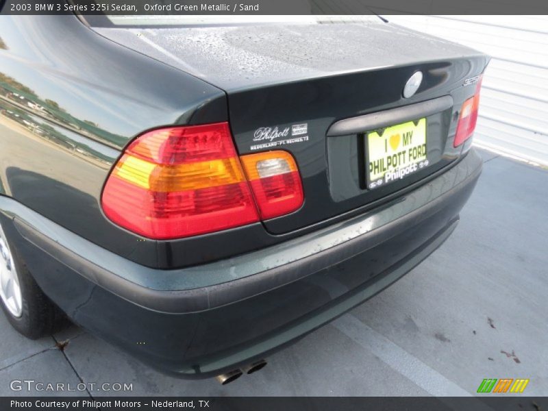 Oxford Green Metallic / Sand 2003 BMW 3 Series 325i Sedan