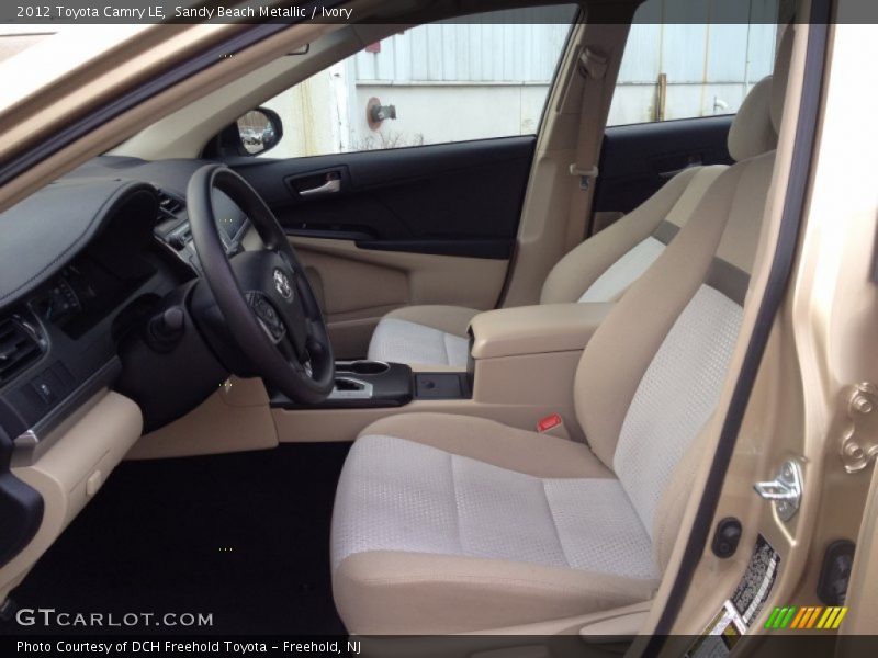 Sandy Beach Metallic / Ivory 2012 Toyota Camry LE