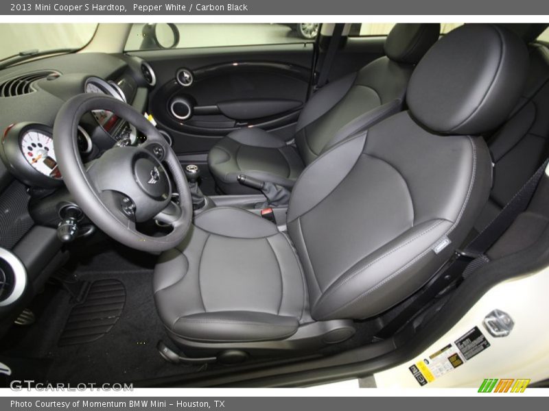 Pepper White / Carbon Black 2013 Mini Cooper S Hardtop