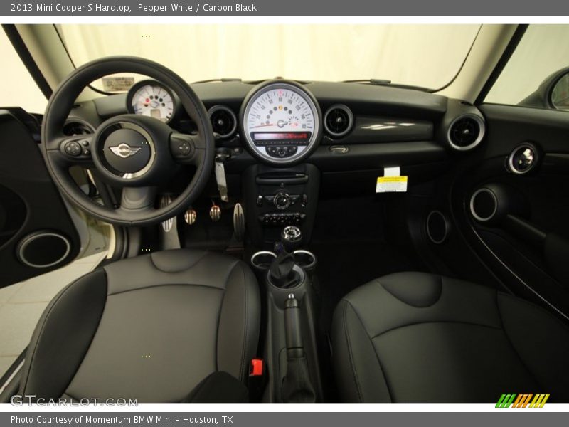 Pepper White / Carbon Black 2013 Mini Cooper S Hardtop