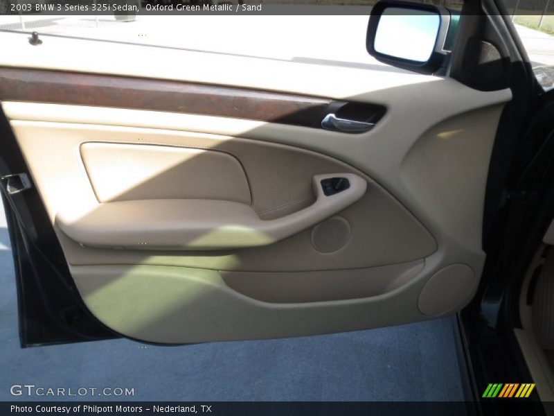 Oxford Green Metallic / Sand 2003 BMW 3 Series 325i Sedan