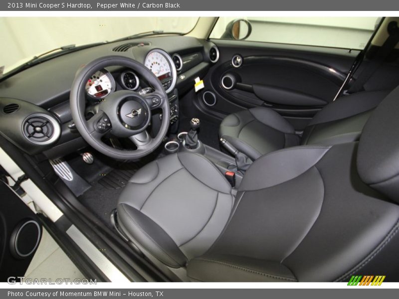 Pepper White / Carbon Black 2013 Mini Cooper S Hardtop
