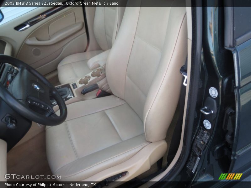 Oxford Green Metallic / Sand 2003 BMW 3 Series 325i Sedan