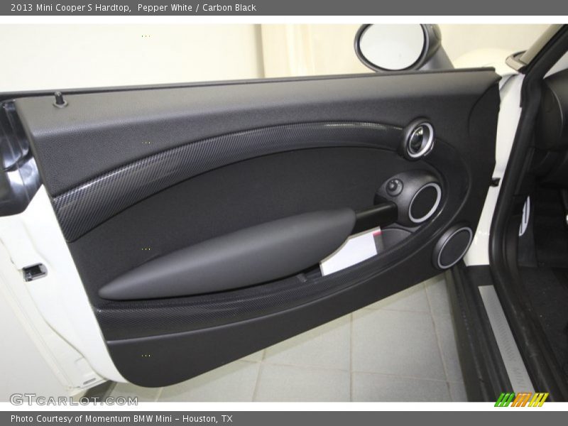 Pepper White / Carbon Black 2013 Mini Cooper S Hardtop