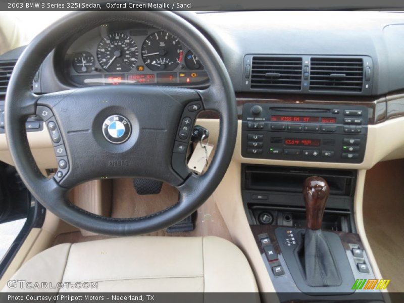 Oxford Green Metallic / Sand 2003 BMW 3 Series 325i Sedan