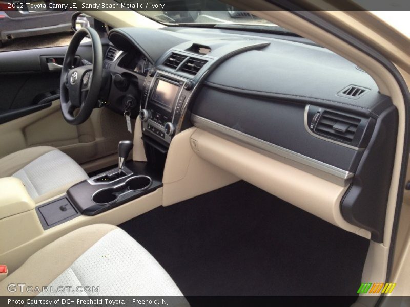 Sandy Beach Metallic / Ivory 2012 Toyota Camry LE