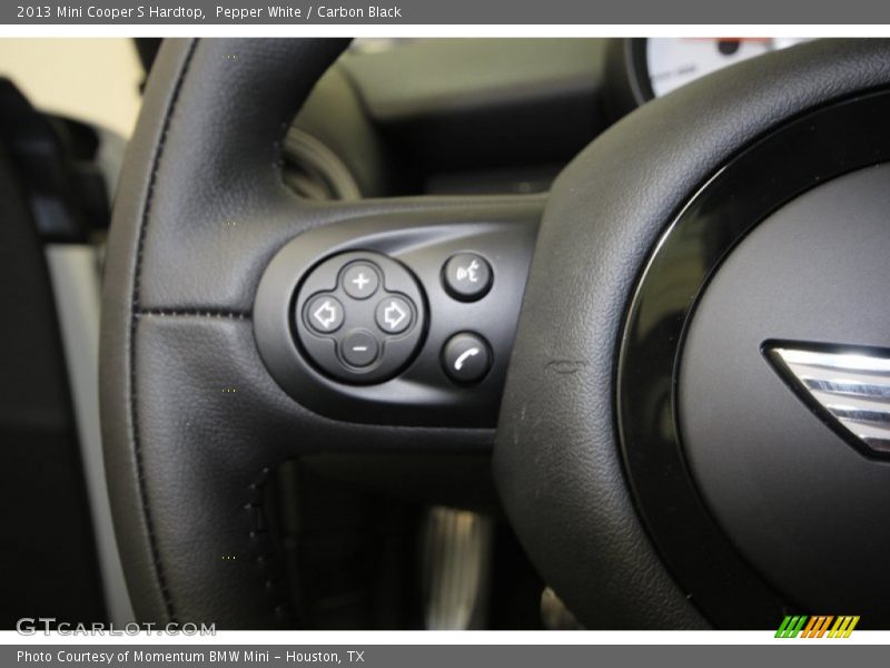 Pepper White / Carbon Black 2013 Mini Cooper S Hardtop