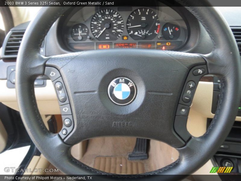 Oxford Green Metallic / Sand 2003 BMW 3 Series 325i Sedan
