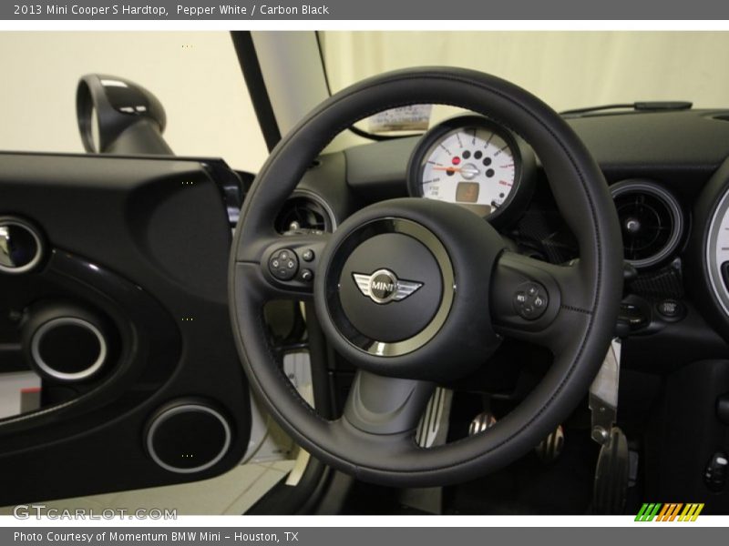 Pepper White / Carbon Black 2013 Mini Cooper S Hardtop