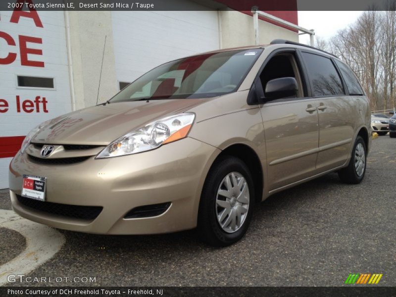 Desert Sand Mica / Taupe 2007 Toyota Sienna LE