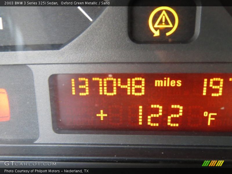 Oxford Green Metallic / Sand 2003 BMW 3 Series 325i Sedan