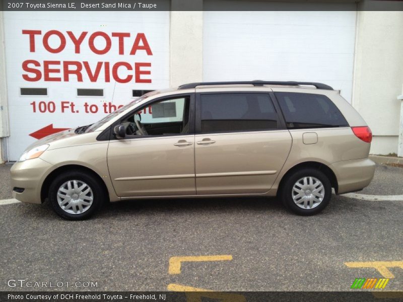 Desert Sand Mica / Taupe 2007 Toyota Sienna LE