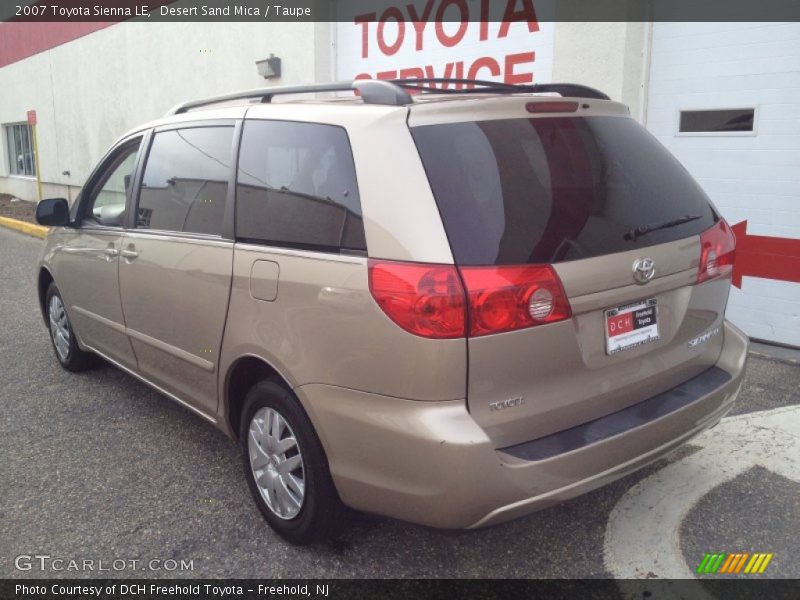 Desert Sand Mica / Taupe 2007 Toyota Sienna LE