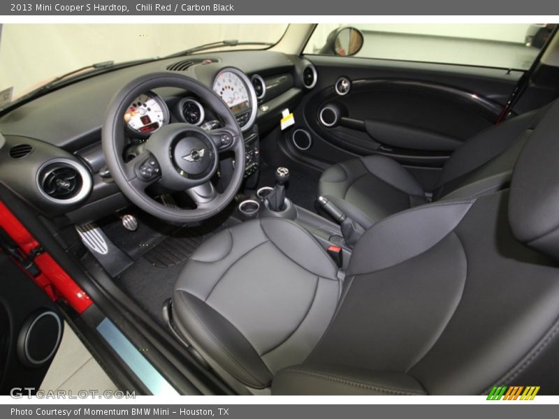  2013 Cooper S Hardtop Carbon Black Interior