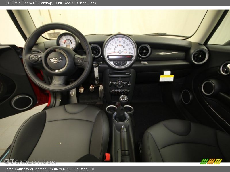 Dashboard of 2013 Cooper S Hardtop