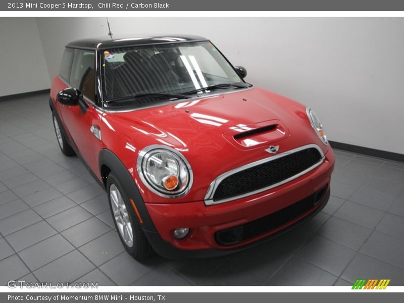 Chili Red / Carbon Black 2013 Mini Cooper S Hardtop