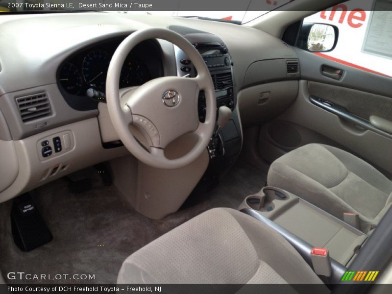Desert Sand Mica / Taupe 2007 Toyota Sienna LE