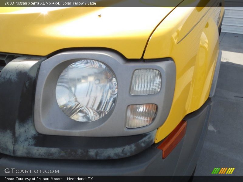 Solar Yellow / Sage 2003 Nissan Xterra XE V6 4x4