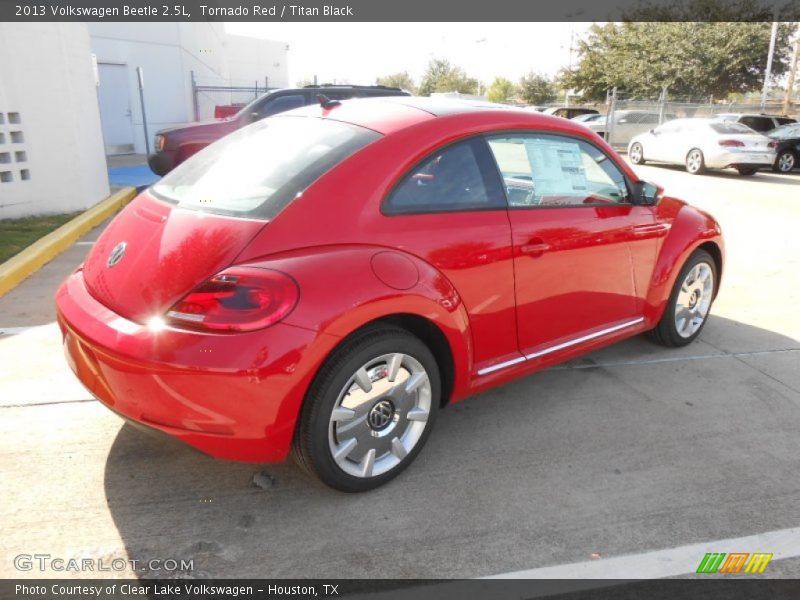 Tornado Red / Titan Black 2013 Volkswagen Beetle 2.5L
