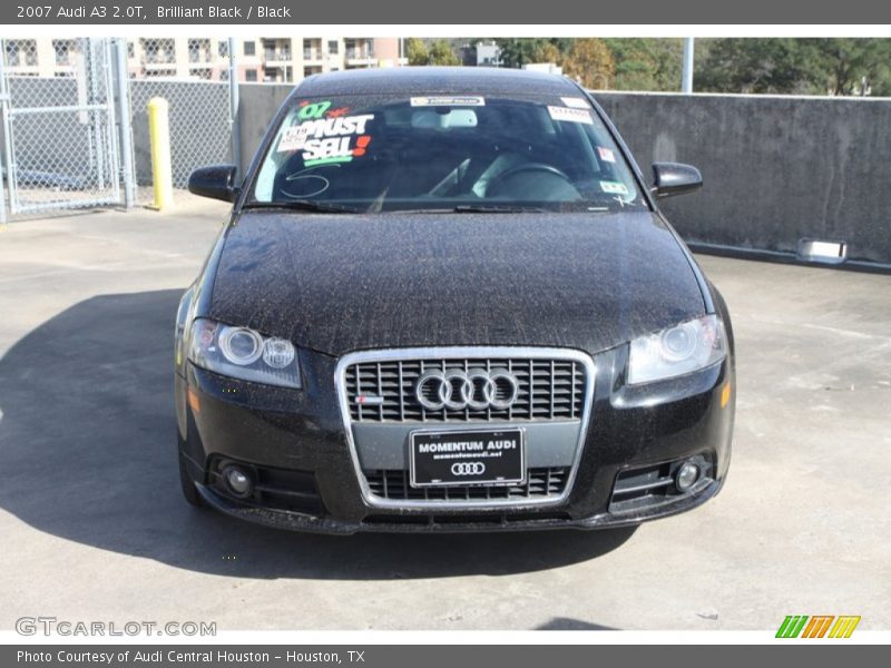Brilliant Black / Black 2007 Audi A3 2.0T