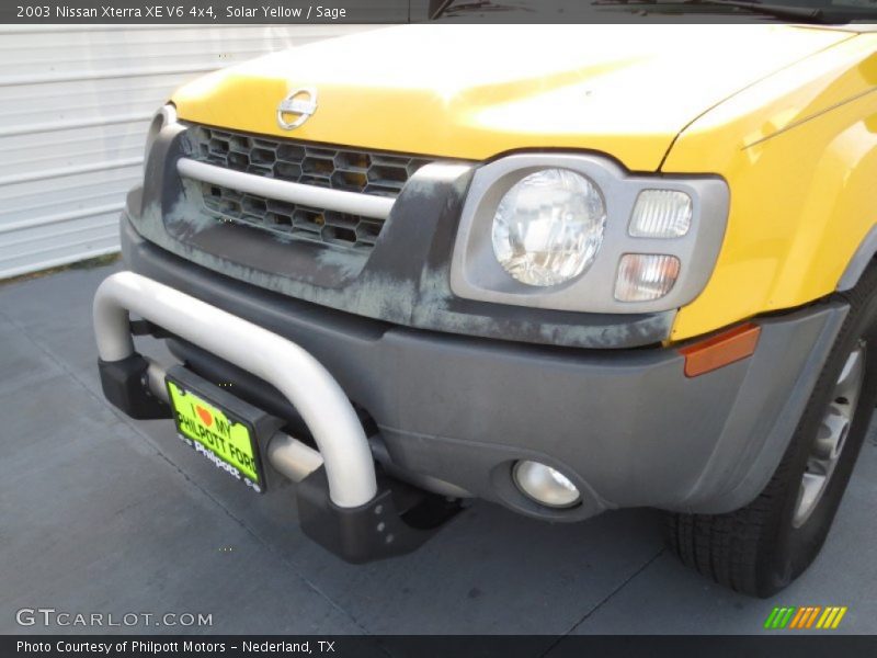 Solar Yellow / Sage 2003 Nissan Xterra XE V6 4x4