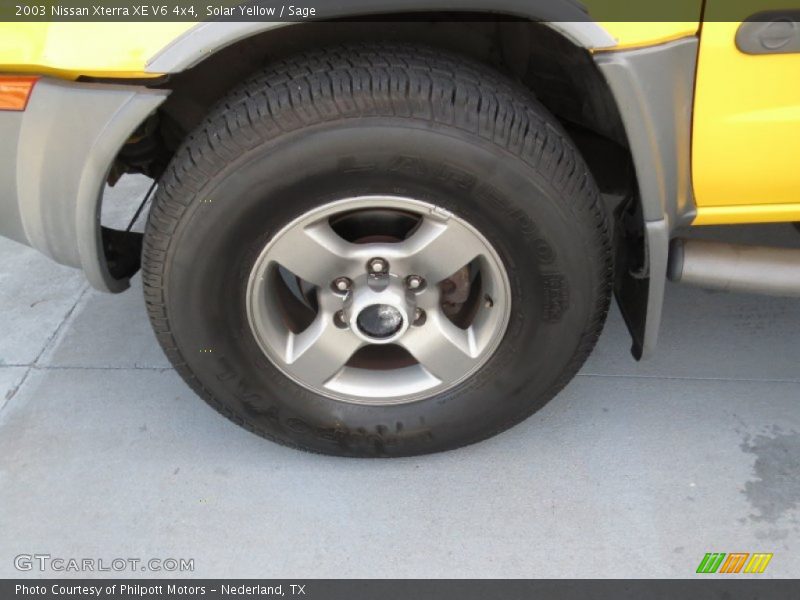 Solar Yellow / Sage 2003 Nissan Xterra XE V6 4x4