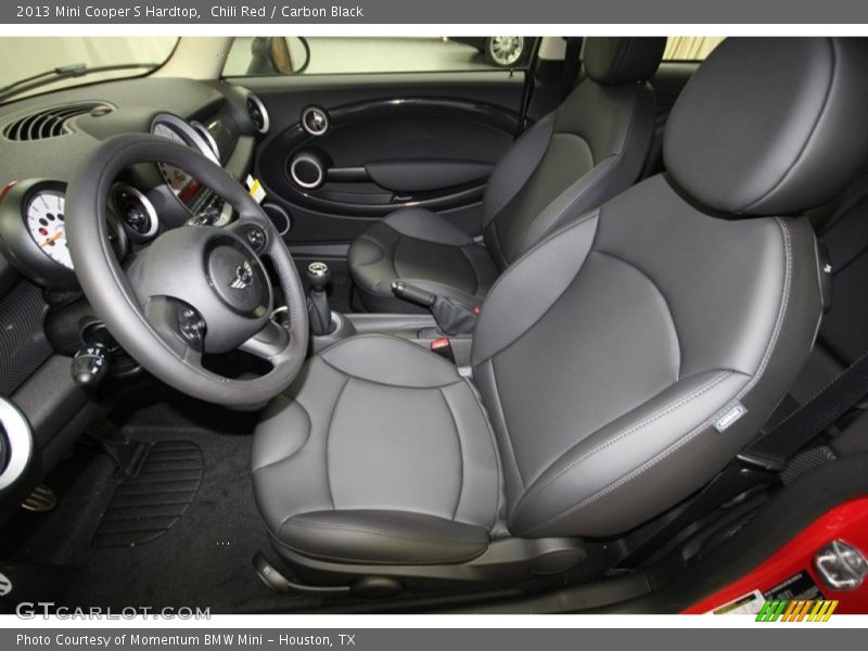 Front Seat of 2013 Cooper S Hardtop
