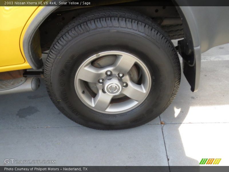 Solar Yellow / Sage 2003 Nissan Xterra XE V6 4x4