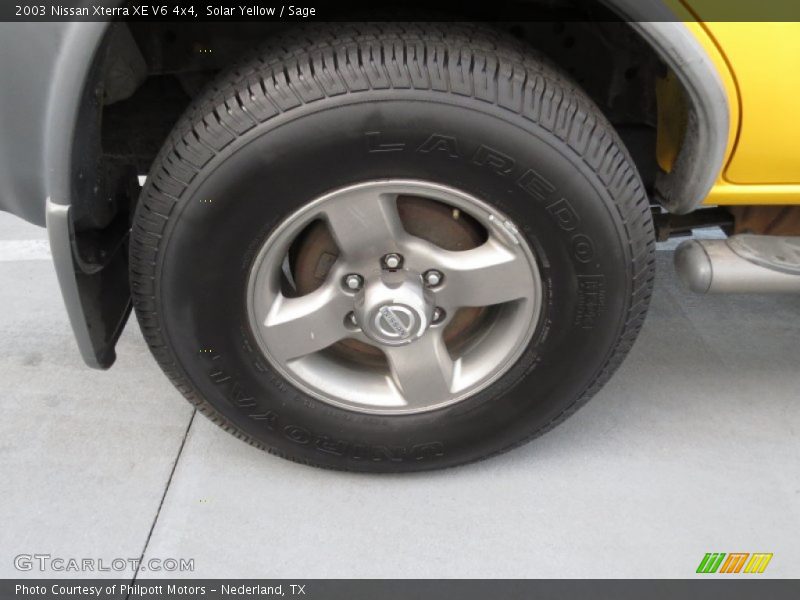 Solar Yellow / Sage 2003 Nissan Xterra XE V6 4x4