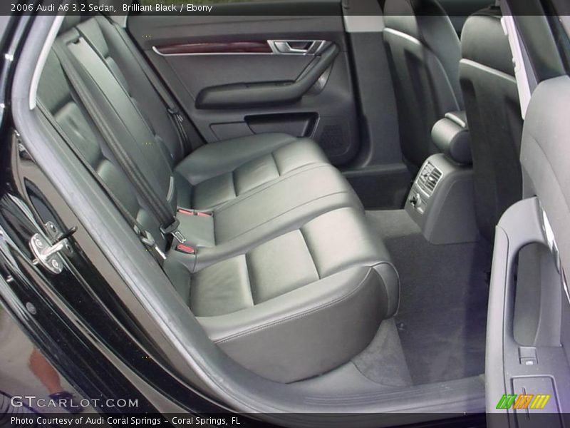 Brilliant Black / Ebony 2006 Audi A6 3.2 Sedan