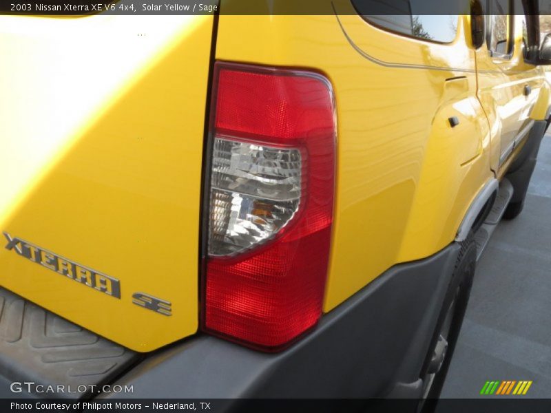 Solar Yellow / Sage 2003 Nissan Xterra XE V6 4x4