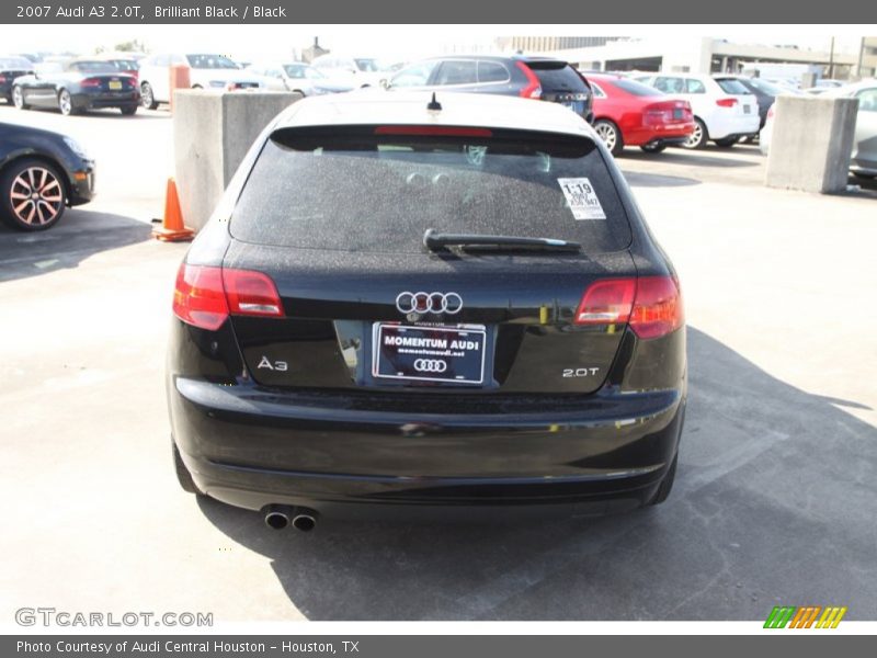 Brilliant Black / Black 2007 Audi A3 2.0T