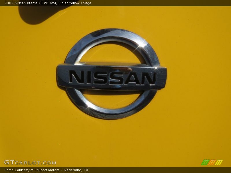 Solar Yellow / Sage 2003 Nissan Xterra XE V6 4x4