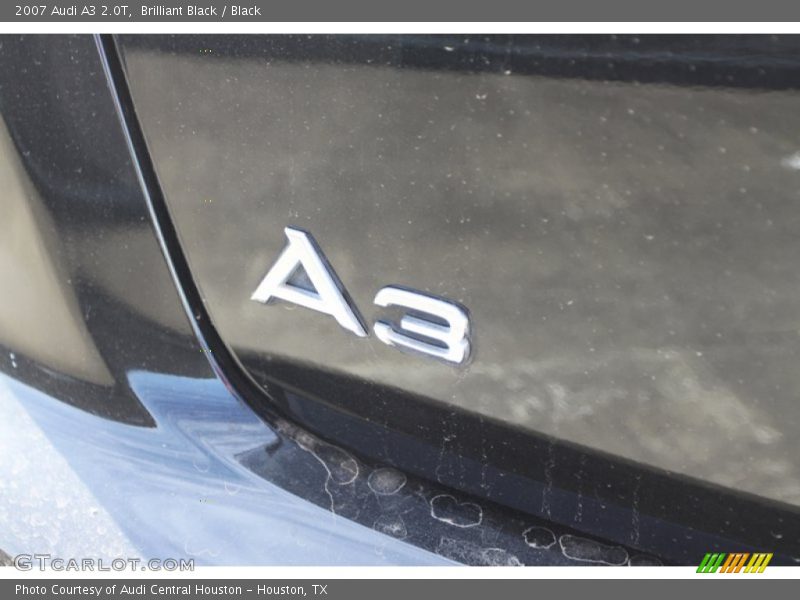 Brilliant Black / Black 2007 Audi A3 2.0T