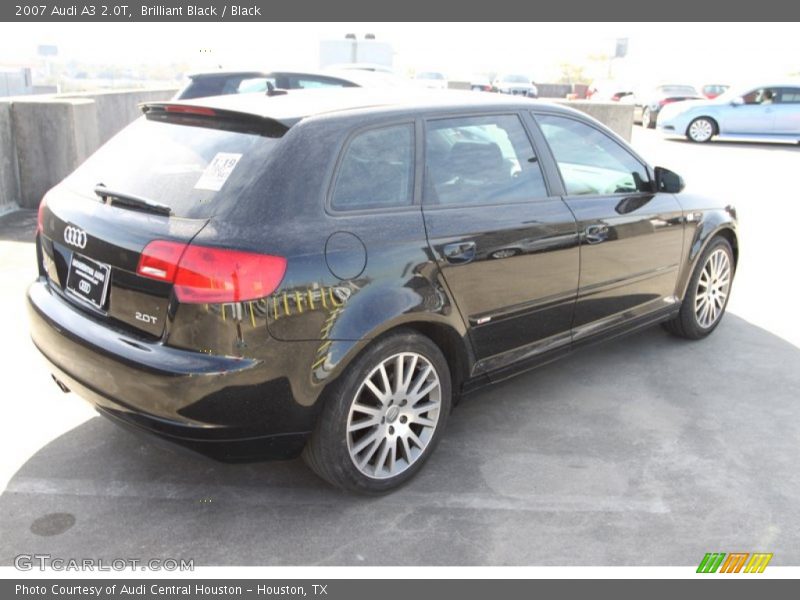 Brilliant Black / Black 2007 Audi A3 2.0T