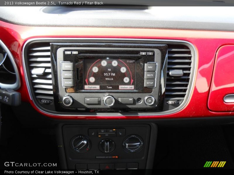 Tornado Red / Titan Black 2013 Volkswagen Beetle 2.5L