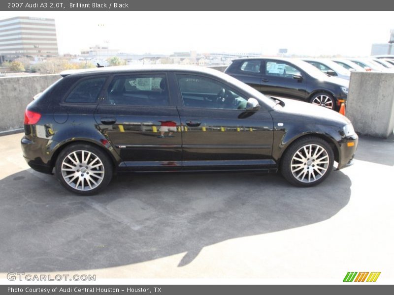 Brilliant Black / Black 2007 Audi A3 2.0T