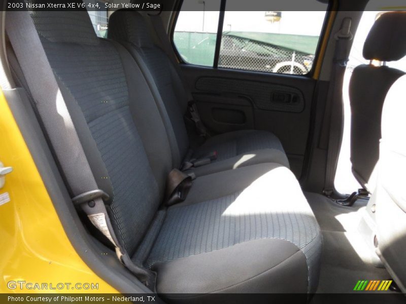 Solar Yellow / Sage 2003 Nissan Xterra XE V6 4x4