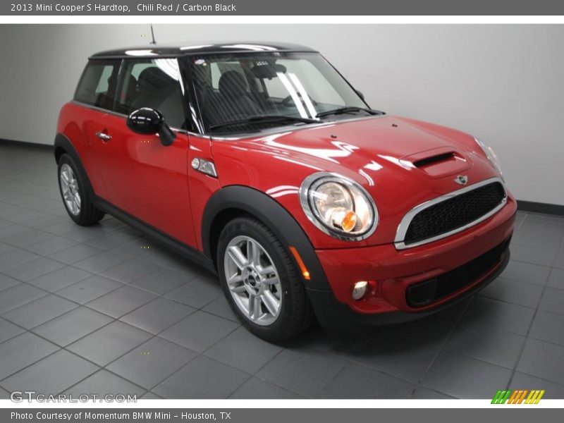 Chili Red / Carbon Black 2013 Mini Cooper S Hardtop