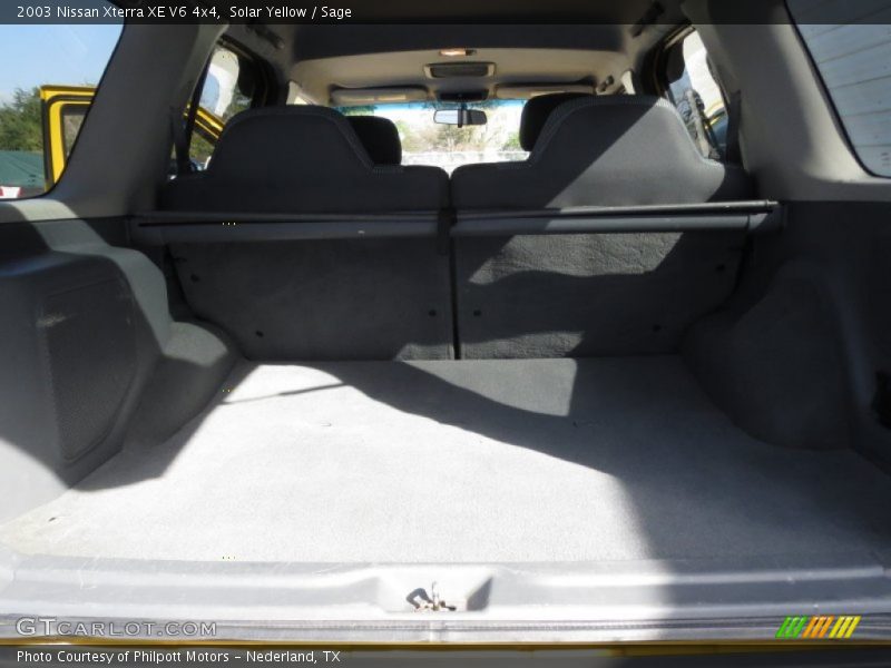Solar Yellow / Sage 2003 Nissan Xterra XE V6 4x4