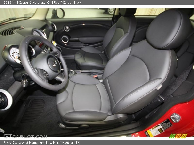 Chili Red / Carbon Black 2013 Mini Cooper S Hardtop
