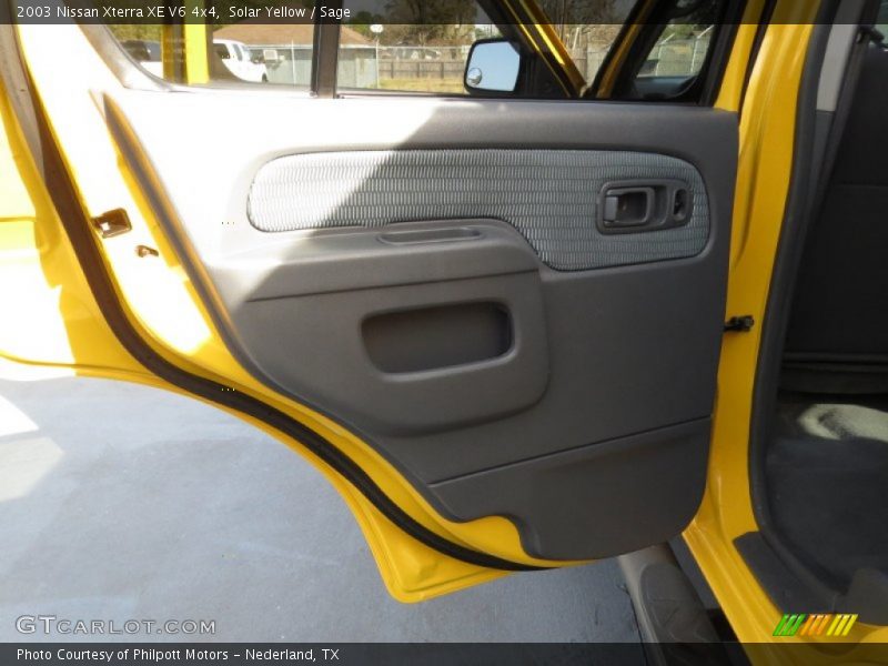 Solar Yellow / Sage 2003 Nissan Xterra XE V6 4x4